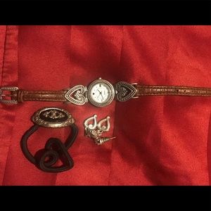 hair accessorie, watch and earrings Brighton